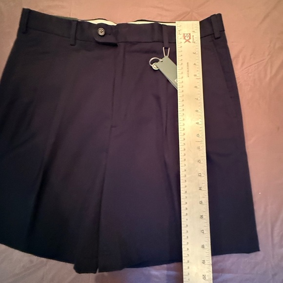 NWT Bobby Jones Men's Pleat Front Golf Shorts - Navy Size 36 6”Inseam MSRP $110 - Picture 9 of 10